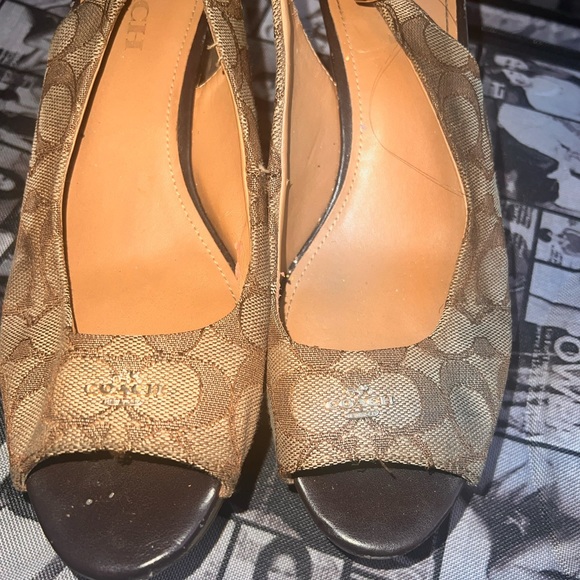 Coach Monogram Wedges - Picture 5 of 7